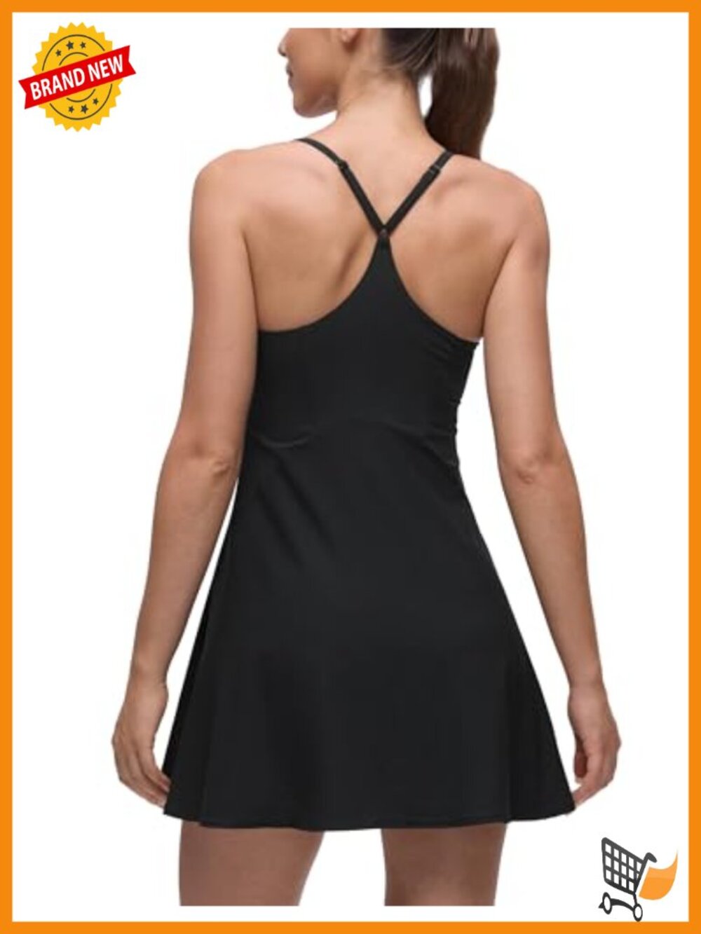 Tennis Dress with Built-in Bra and Short Liner - Lightweight